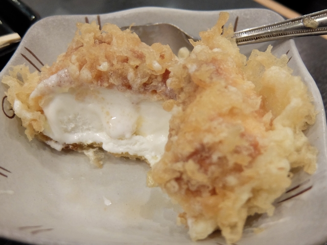 Ice cream tempura