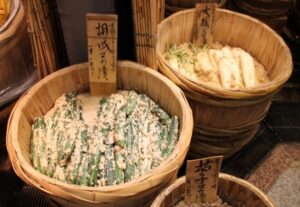 Japanese pickles and tubs